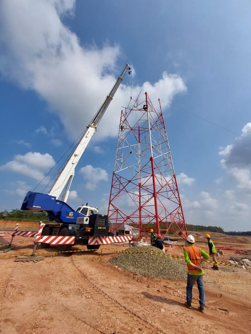 Telecom tower installation